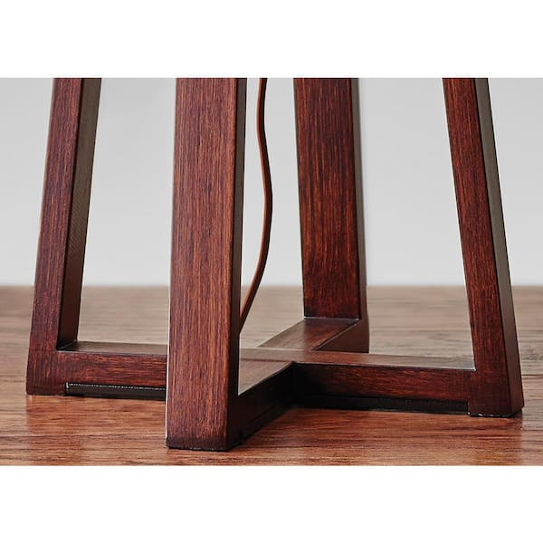 Quinn 24 in. Brown Table Lamp