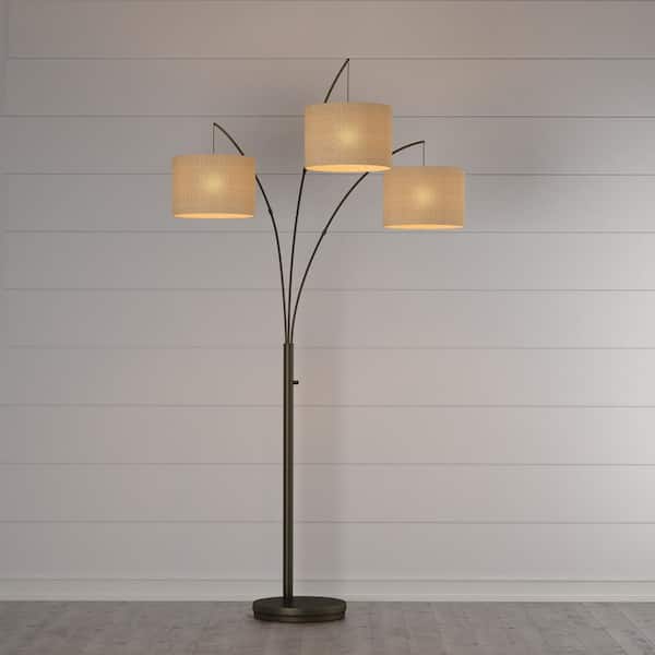 Trinity 82 in. Antique Bronze Arc Lamp