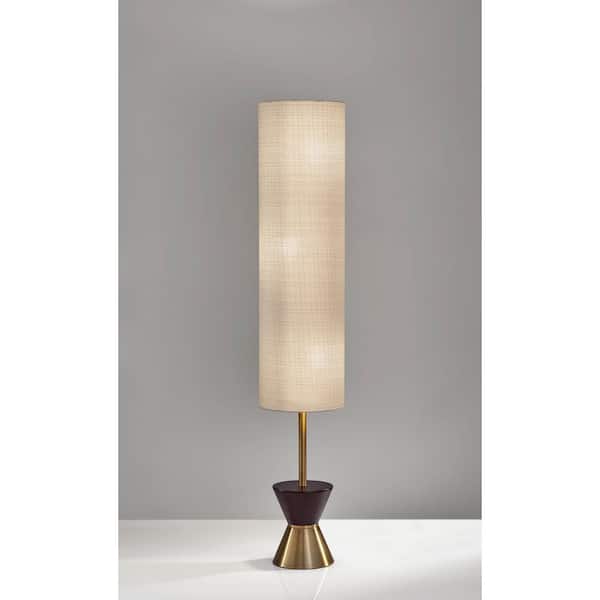 Carmen 59 in. Brass Floor Lamp