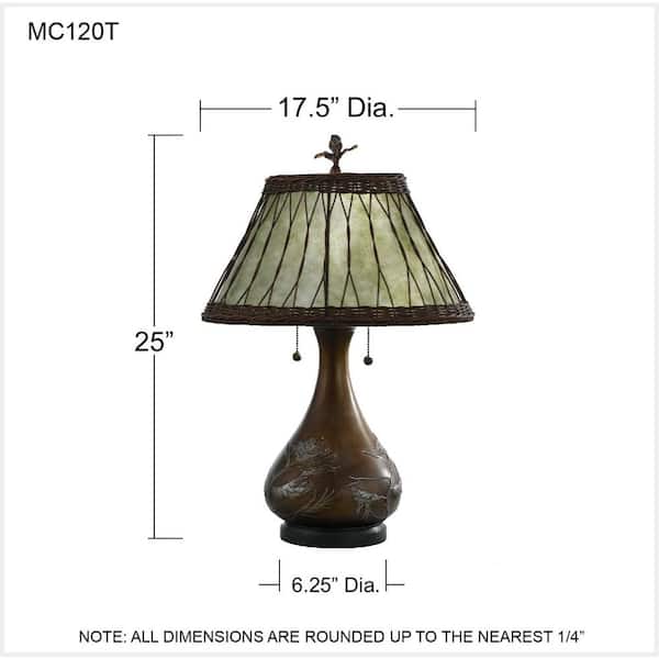 Highland 25 in. Oyster Table Lamp