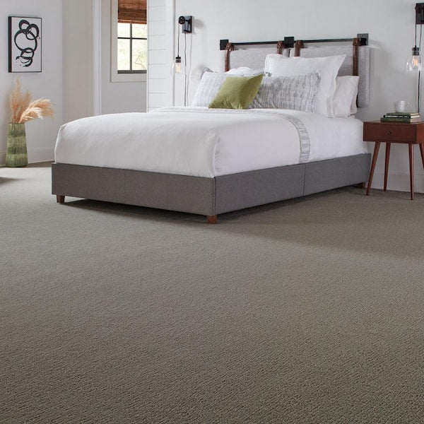 Enchantment  - Downtown - Gray 32 oz. Triexta Pattern Installed Carpet