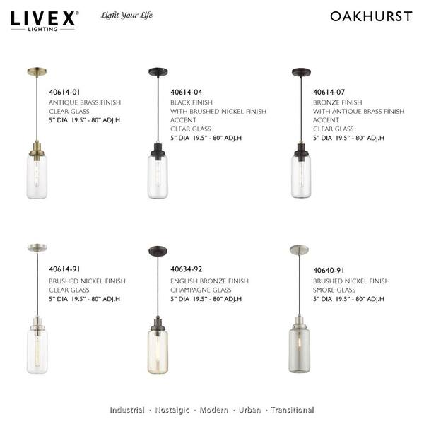 Art Glass Mini Pendants 1 Light English Bronze Mini Pendant