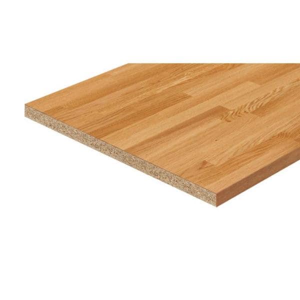 6 ft. L x 25 in. D Finished Engineered Oak Butcher Block Countertop