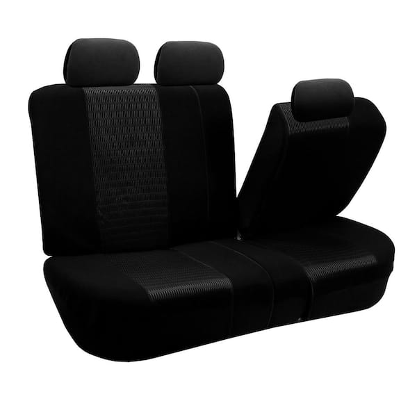 Fabric 47 in. x 23 in x 1 in. Deluxe 3D Air Mesh Full Set Seat Covers