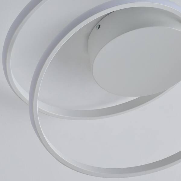 18.11 in. 1-Light Modern Linear Integrated LED Flush Mount Ceiling Lighting Fixtures