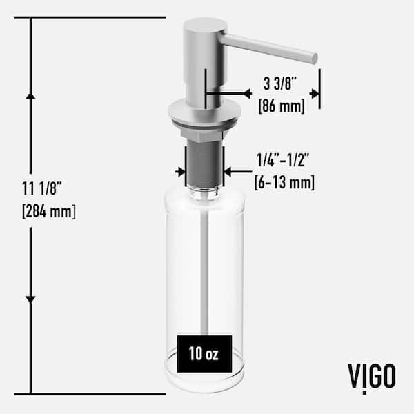 Bolton Kitchen Soap Dispenser in Stainless Steel