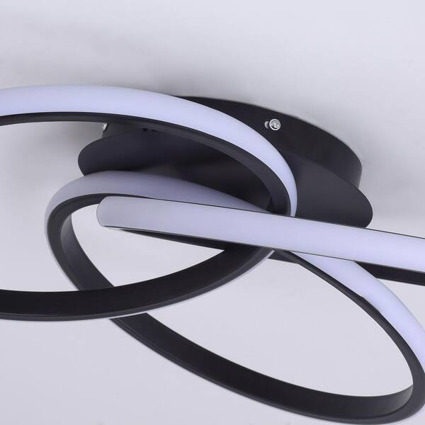 20.47 in. 1-Light Modern Linear Integrated LED Flush Mount Ceiling Lighting Fixtures