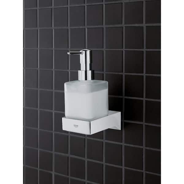 Selection Cube Wall-Mounted Soap Dispenser in Starlight Chrome
