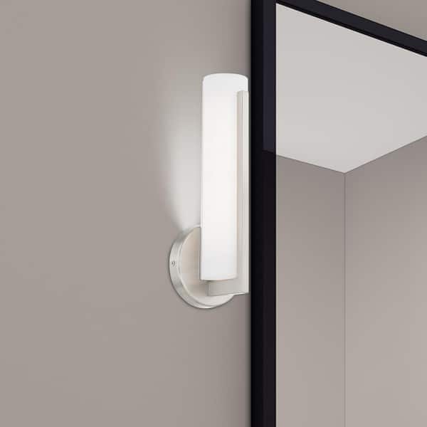 Visby LED Light Brushed Nickel ADA Wall Sconce