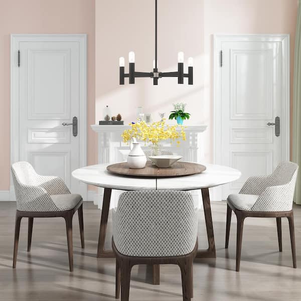 Copenhagen 5 Light Black Chandelier