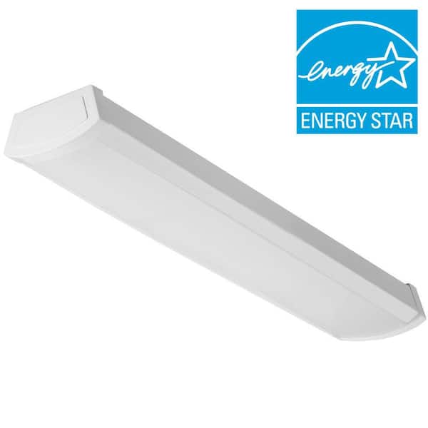 19-Watt 2 ft. White Integrated LED Flushmount Light
