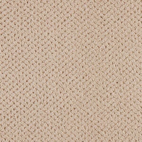 Pretty Penny  - Sand Dollar - Beige 50 oz. Triexta Pattern Installed Carpet