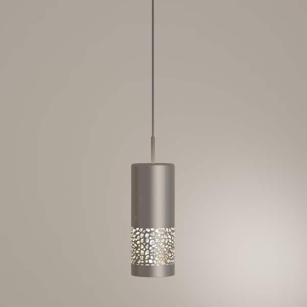 Hensley 1-Light Satin Nickel Mini Pendant