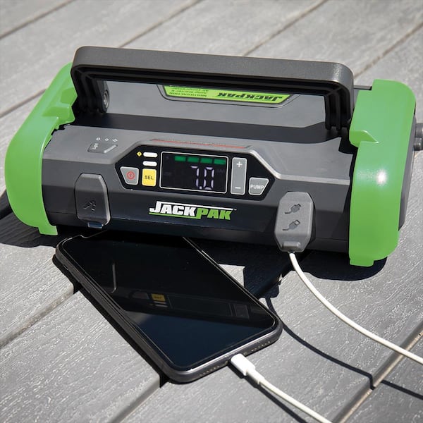 150 PSI 2,500 Amp Ultra Multi-function 4-in-1 Jump Starter, Air Compressor, Flashlight, and Portable Charger