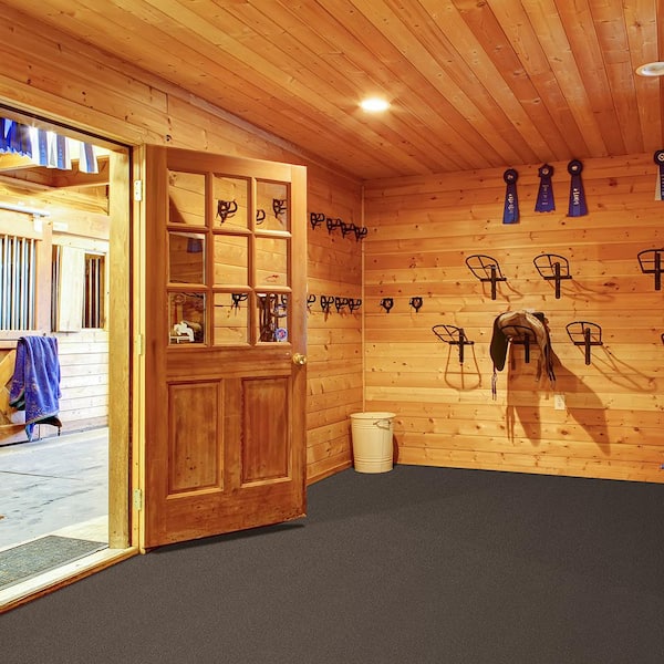 First Impressions Gray Commercial 24 in. x 24 Peel and Stick Carpet Tile (15 Tiles/Case) 60 sq. ft.