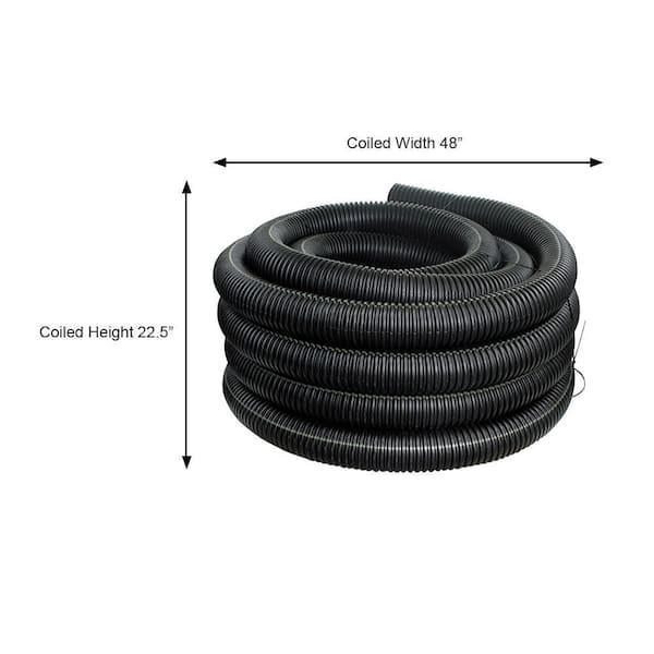 4 in. x 100 ft. Singlewall Solid Drain Pipe
