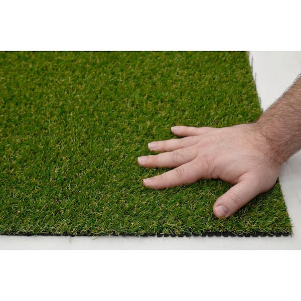5 ft. x 7 ft. Green Artificial Grass Area Rug