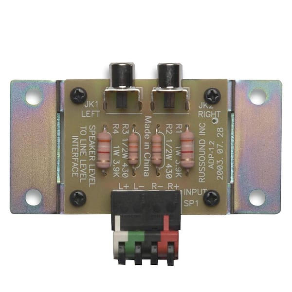 1.2 Speaker-Level to Line-Level Adapter