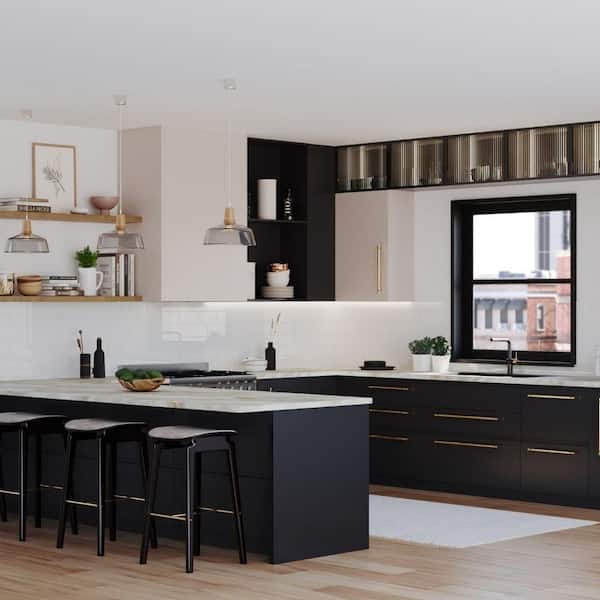 Wilsonart 8 ft. Right Miter Laminate Countertop Kit Included in Textured Drama Marble with Eased Edge and Backsplash