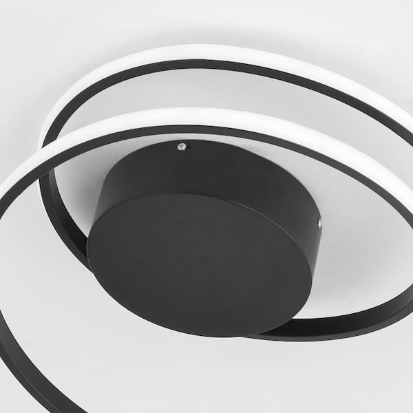 18.1 in. 1-Light Modern Linear LED Flush Mount Ceiling Lighting Fixtures