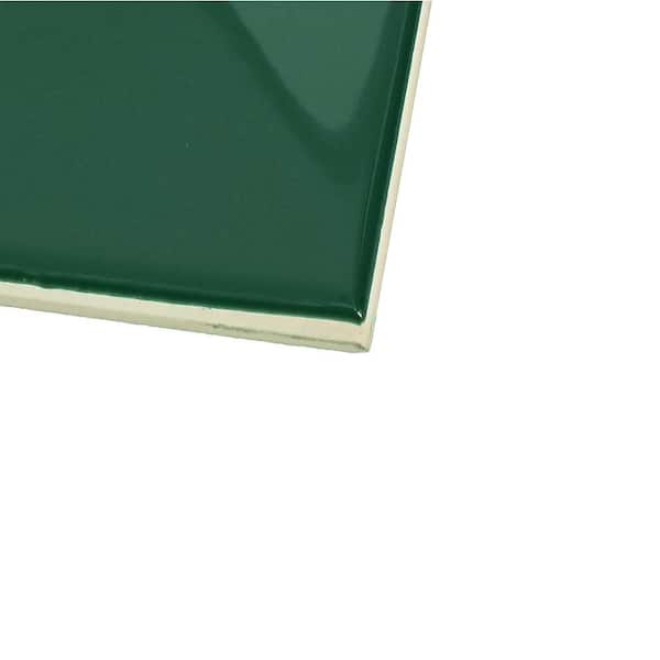 LuxeCraft Cyclade Glossy 4-1/4 in. x 12-7/8 in. Glazed Ceramic Wave Crest Wall Tile (501 sq. ft./Pallet)