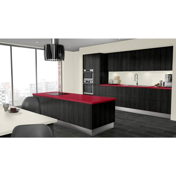 4 ft. x 10 ft. Laminate Sheet in Hollyberry with Matte Finish