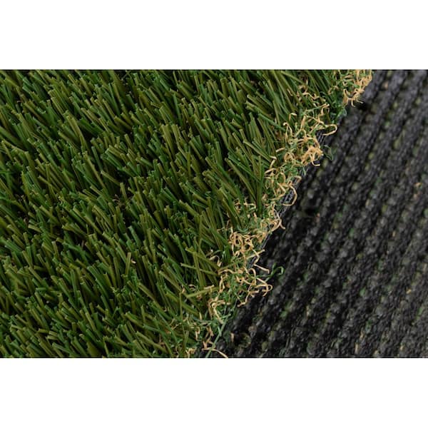 80 oz. Evolution 15 ft. Wide x Cut to Length Dark Field Olive Artificial Grass