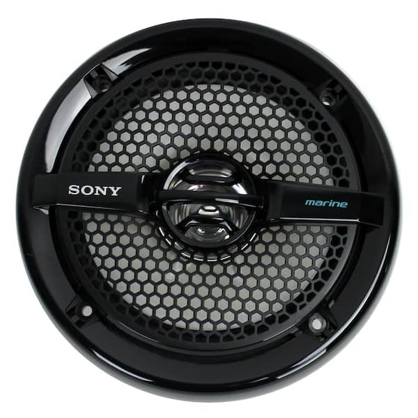 6.5 in. 280 Watt Dual Cone Marine Speakers Stereo Black