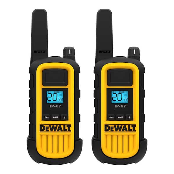 DXFRS800 Heavy-Duty 2-Watt Walkie Talkie and Headset Bundle (4-Pack)