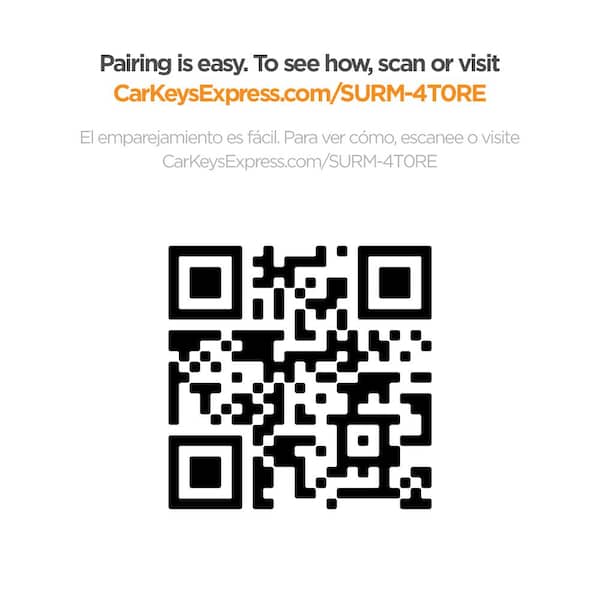 Replacement Subaru Remote - 4 Buttons (Lock, Unlock, Panic, and Trunk)