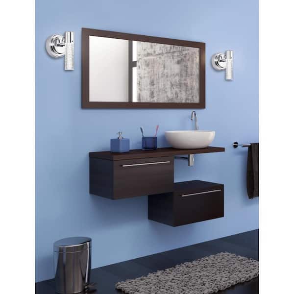Cava 8-Watt Chrome Integrated LED Wall Mount Sconce