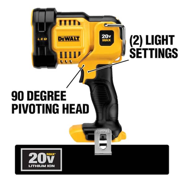 20V MAX Cordless LED Jobsite Spotlight