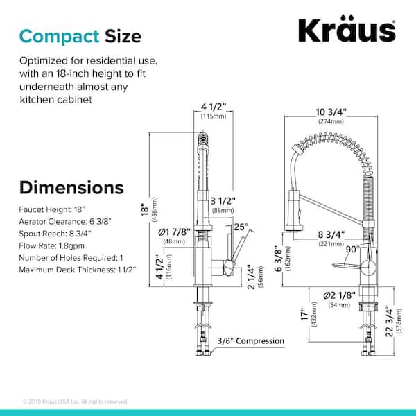 Bolden Single-Handle Pull-Down Sprayer Kitchen Faucet with Dual Function Spray Head in Chrome