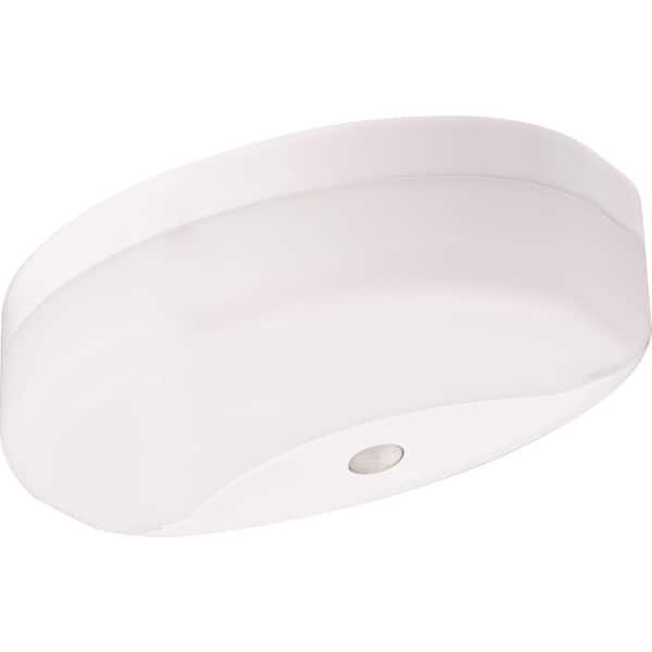 7 in. White LED Motion Sensor Flush Mount Closet Light
