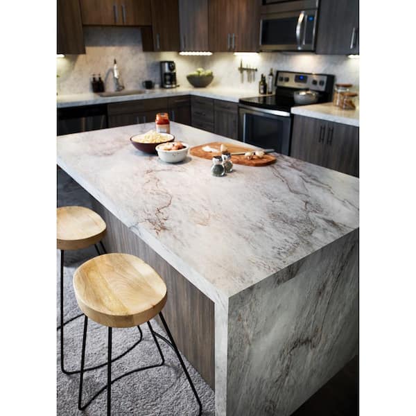 5 ft. x 12 ft. Laminate Sheet in 180fx Sea Pearl with Scovato Finish