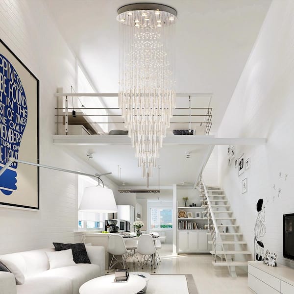 Albany 10 -Light Crystal Tiered Chandelier