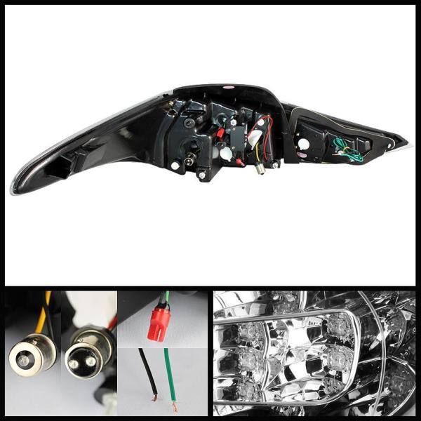 Hyundai Elantra 11-13 Light Bar LED Tail Lights - Black