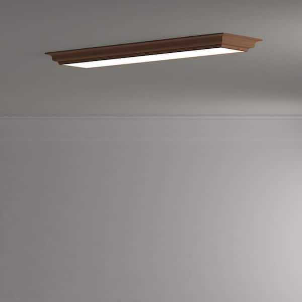 Cambridge 4 ft. Oak LED Flush Mount