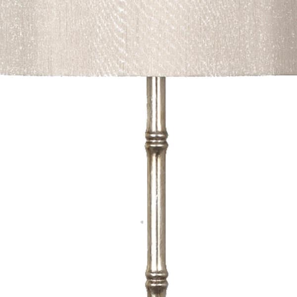 Tryamon 32 in. Antique Silver Table Lamp