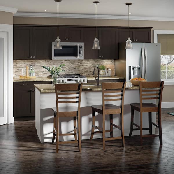 Edson Shaker Assembled 30x34.5x24.5 in. Sink Base Cabinet in Dusk