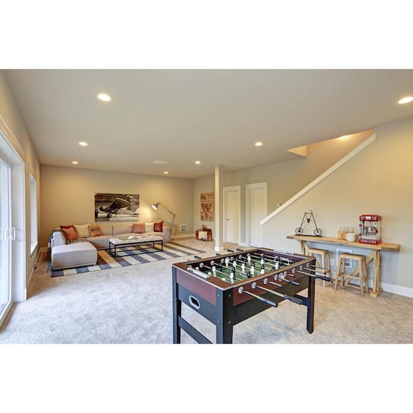 5.5 in. White Square Flush Mount Ceiling Light with Plastic Shade, Dimmable 2700K Warm White Light Bulb Included 1-Pack