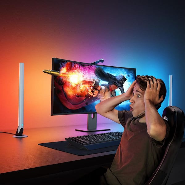 DreamView G1 Pro RGBIC Smart Gaming Kit Integrated LED Strip Light with Two Light Bars