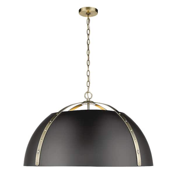Aldrich AB 8-Light Pendant in Aged Brass