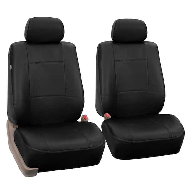 Premium PU Leather 47 in. x 23 in. x 1 in. Full Set Seat Covers