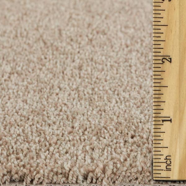 Still in Love II Friendship Beige 54 oz. Blend Texture Installed Carpet