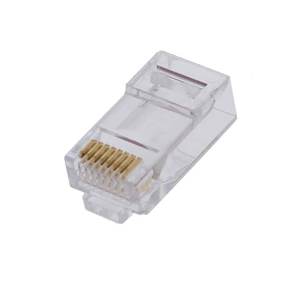 CAT 6 Single Piece Modular Plug (25-Pack)
