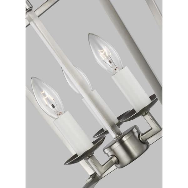 Dianna 3-Light Brushed Nickel Hanging Mini Pendant