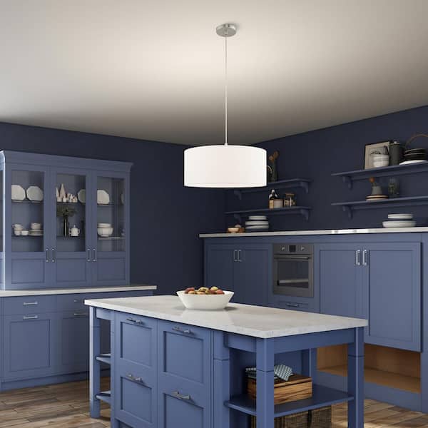 Mercury 1 Light Brushed Nickel Pendant Chandelier