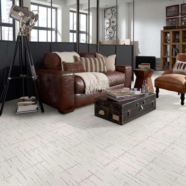 Berlin - Calm - Beige 42.1 oz. Nylon Pattern Installed Carpet
