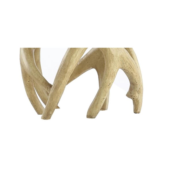 Vermont 19 in. Natural Antler Resin LED Table Lamp